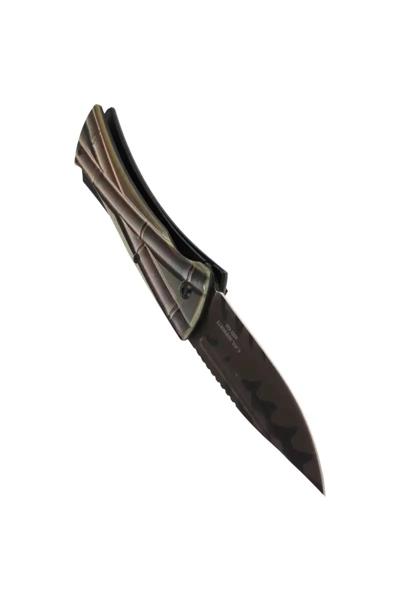 Nóż Herbertz Solingen Hit motyw 3D Bamboo, Etui (5