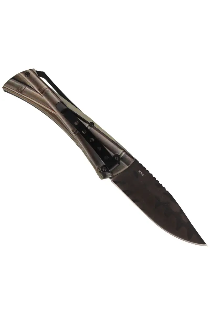 Nóż Herbertz Solingen Hit motyw 3D Bamboo, Etui (5