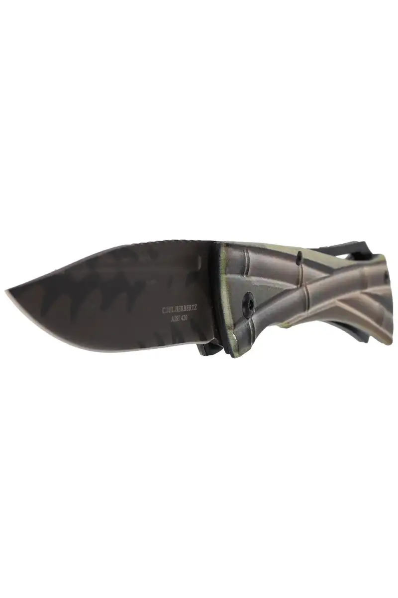 Nóż Herbertz Solingen Hit motyw 3D Bamboo, Etui (5