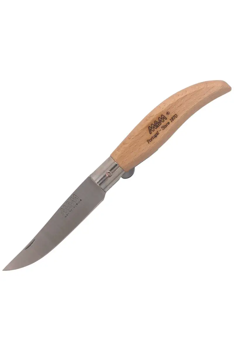 Nóż MAM Iberica Big z blokadą, Light Beech Wood 90