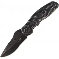 Nóż Herbertz Solingen motyw 3D Wilka, Stonewashed