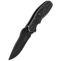 Nóż Herbertz Solingen motyw 3D Wilka, Stonewashed