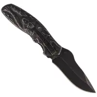 Nóż Herbertz Solingen motyw 3D Wilka, Stonewashed