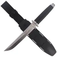 Nóż TOKISU Takeda Black Rubber, Satin (32389)