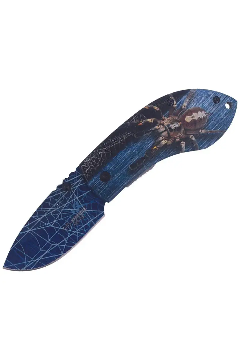 Nóż Herbertz Solingen Hit nadruk 3D motyw Spider,