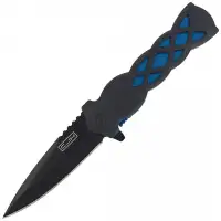 Nóż Herbertz Solingen CJH Black / Blue ABS, Black