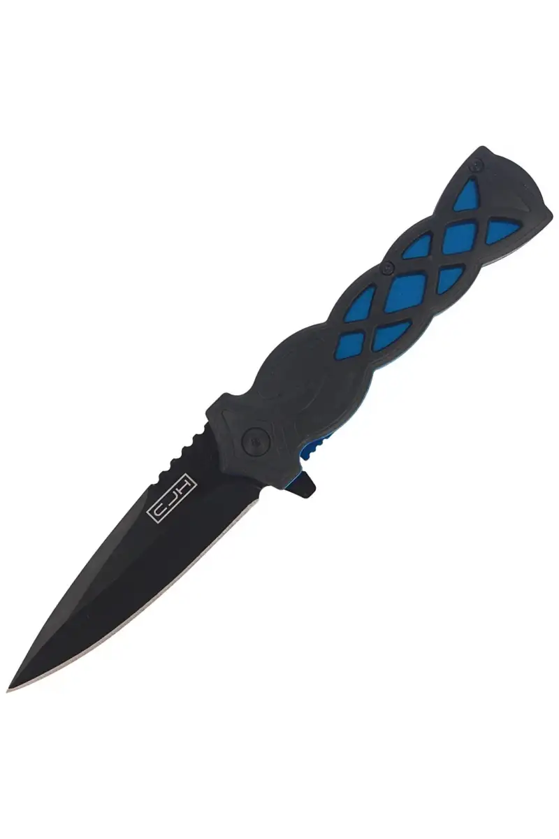 Nóż Herbertz Solingen CJH Black / Blue ABS, Black