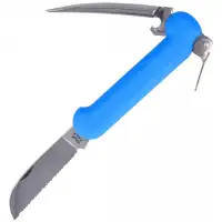 Nóż żeglarski MAC Coltellerie Marine, PP / TPE Blu