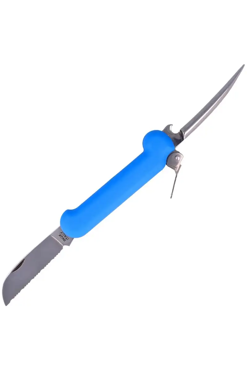 Nóż żeglarski MAC Coltellerie Marine, PP / TPE Blu