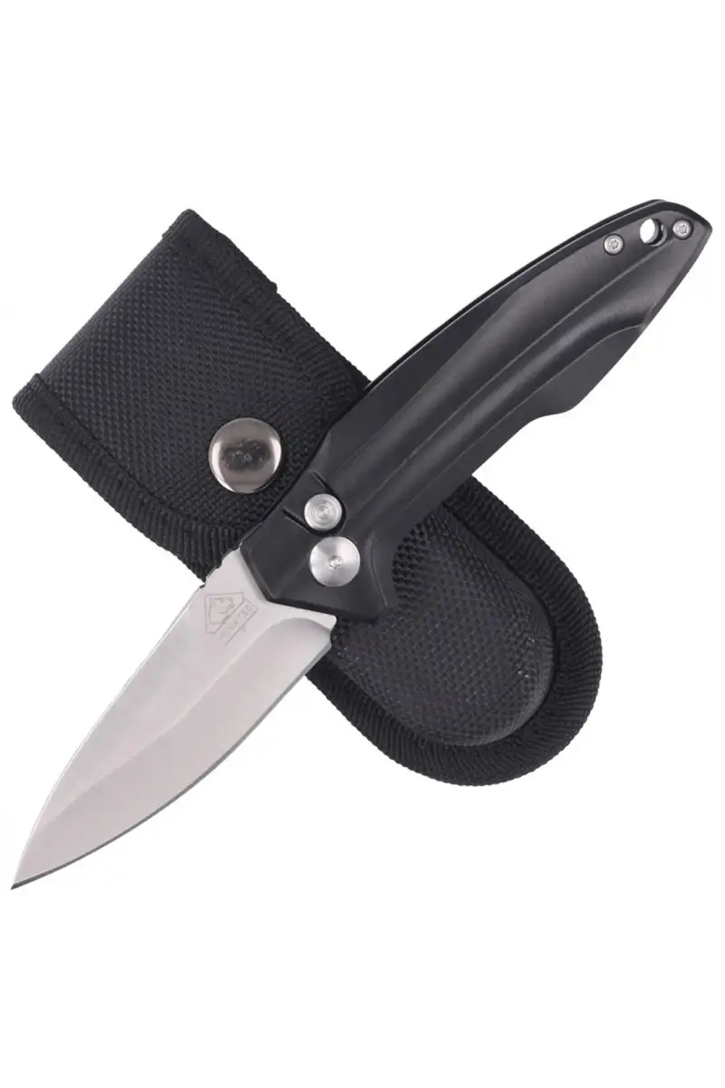 Nóż automatyczny Puma TEC Jumping Black Aluminium,