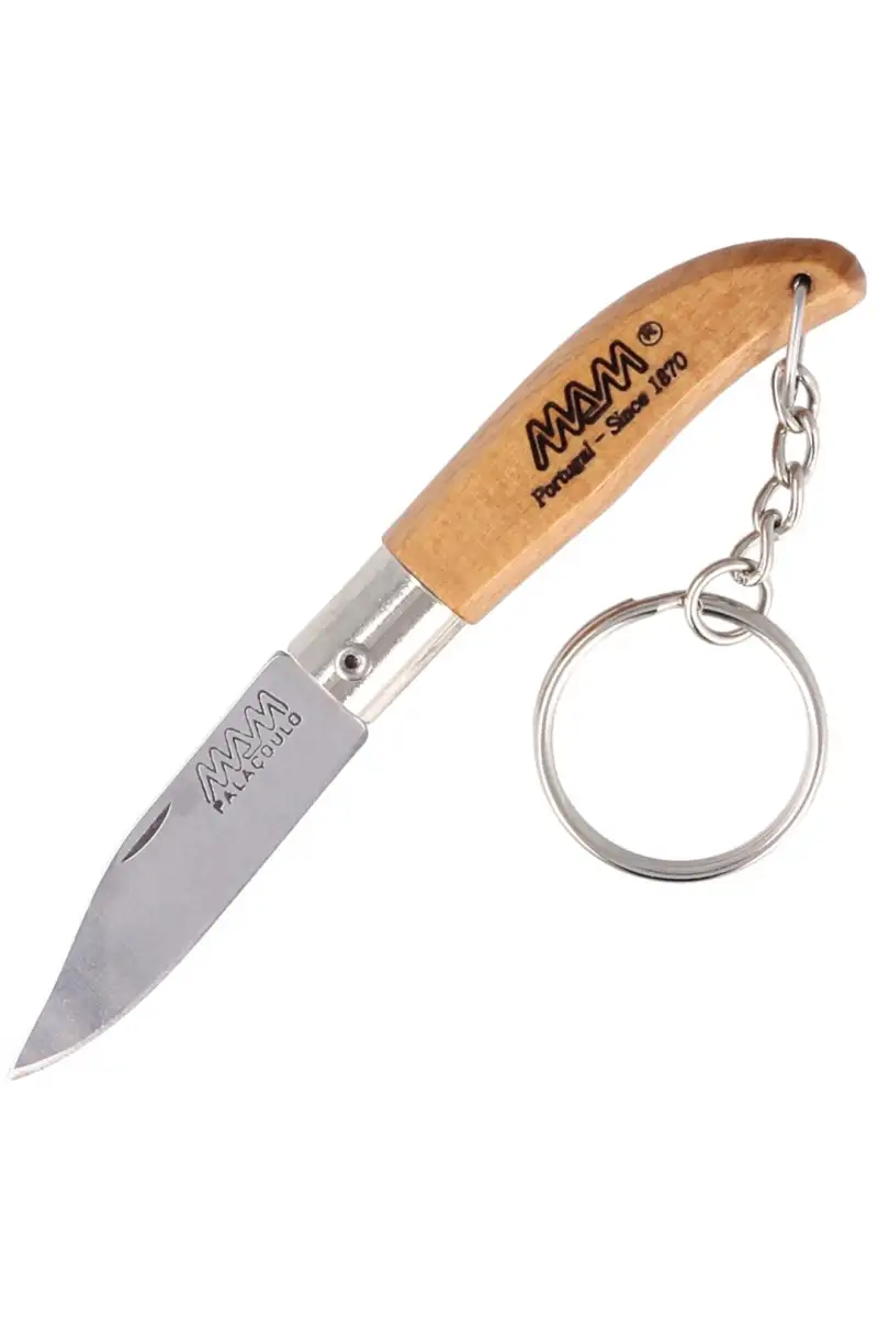 Nóż brelok MAM Iberica Mini, Dark Beech Wood 45mm