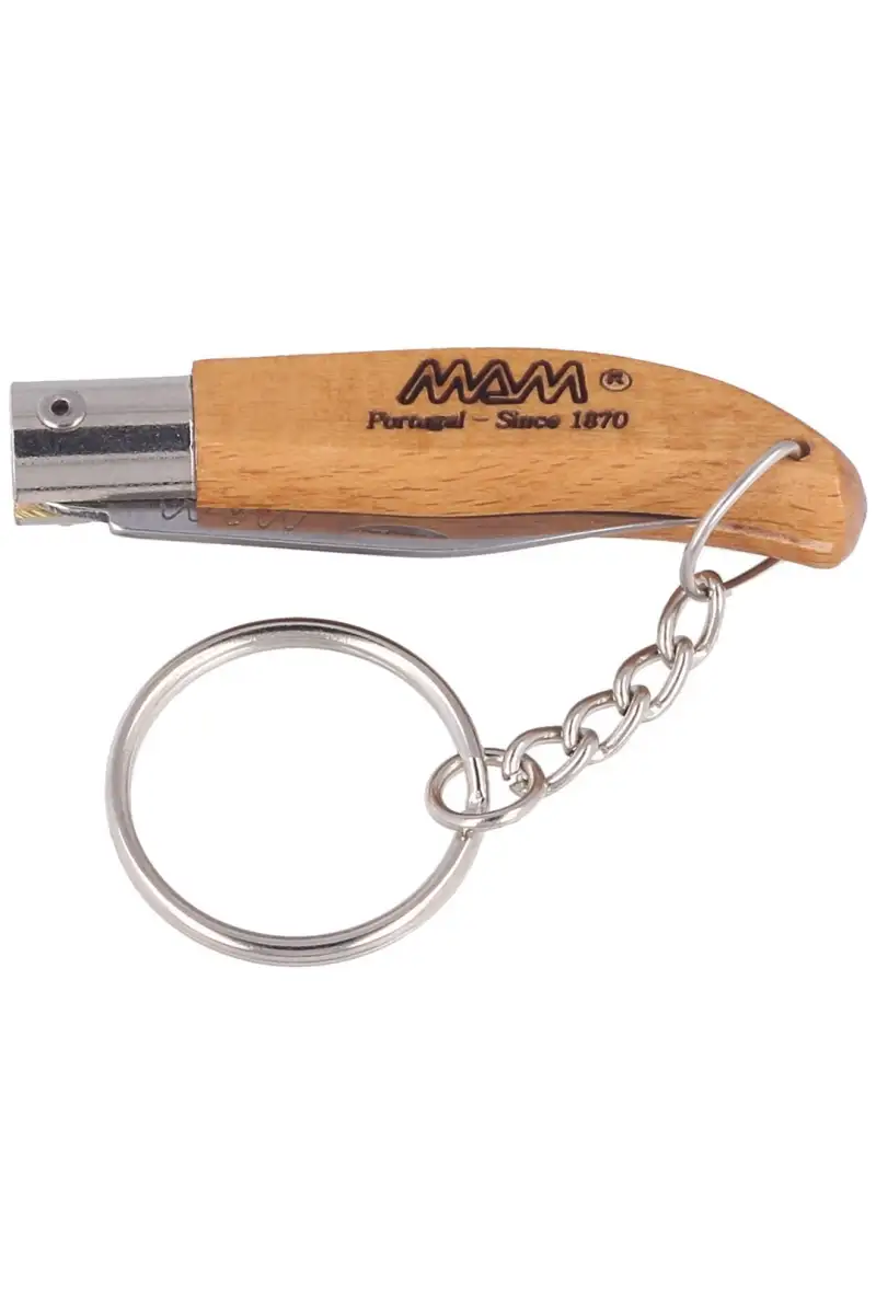 Nóż brelok MAM Iberica Mini, Dark Beech Wood 45mm