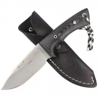 Nóż Muela Full Tang Black Micarta, Satin 1.4116 CR