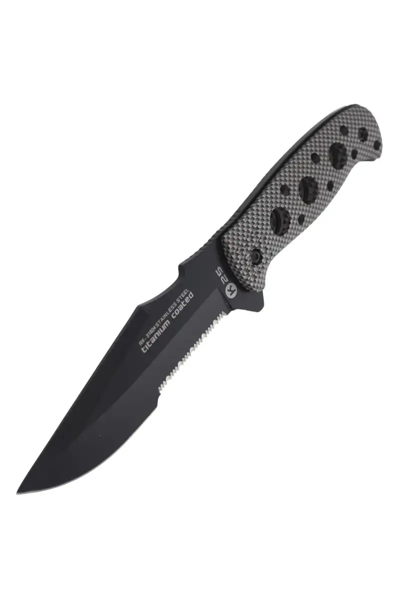 Nóż K25 Tactical Grey Aluminium, Black Titanium Co