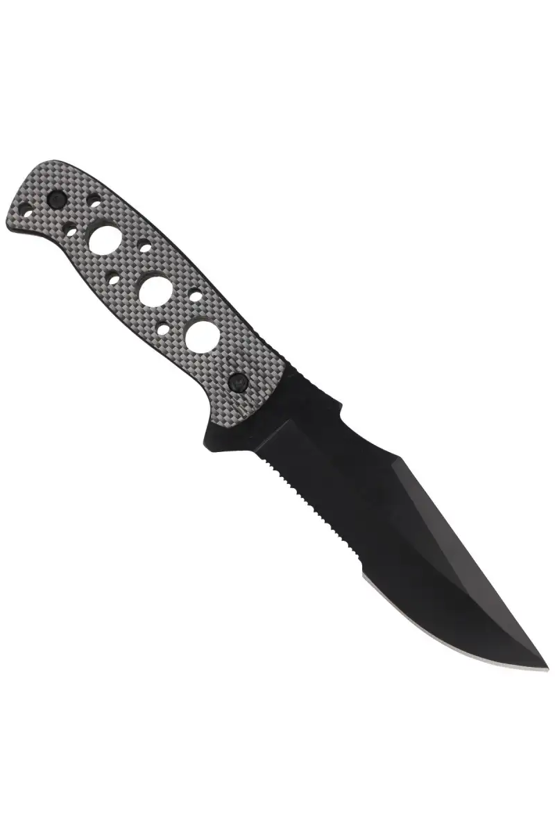 Nóż K25 Tactical Grey Aluminium, Black Titanium Co