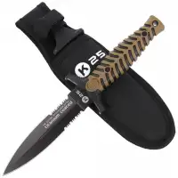 Nóż boot K25 Tactical Coyote ABS-Rubber, Titanium