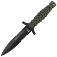 Nóż boot K25 Tactical Green ABS-Rubber, Titanium C