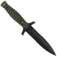 Nóż boot K25 Tactical Green ABS-Rubber, Titanium C