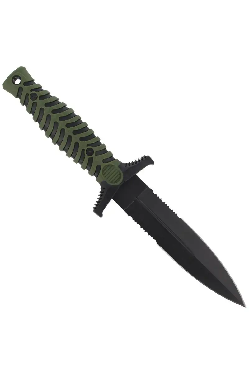 Nóż boot K25 Tactical Green ABS-Rubber, Titanium C