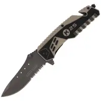 Nóż ratowniczy K25 G-10 BiColor Black/Coyote, Tita