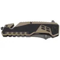 Nóż ratowniczy K25 G-10 BiColor Black/Coyote, Tita