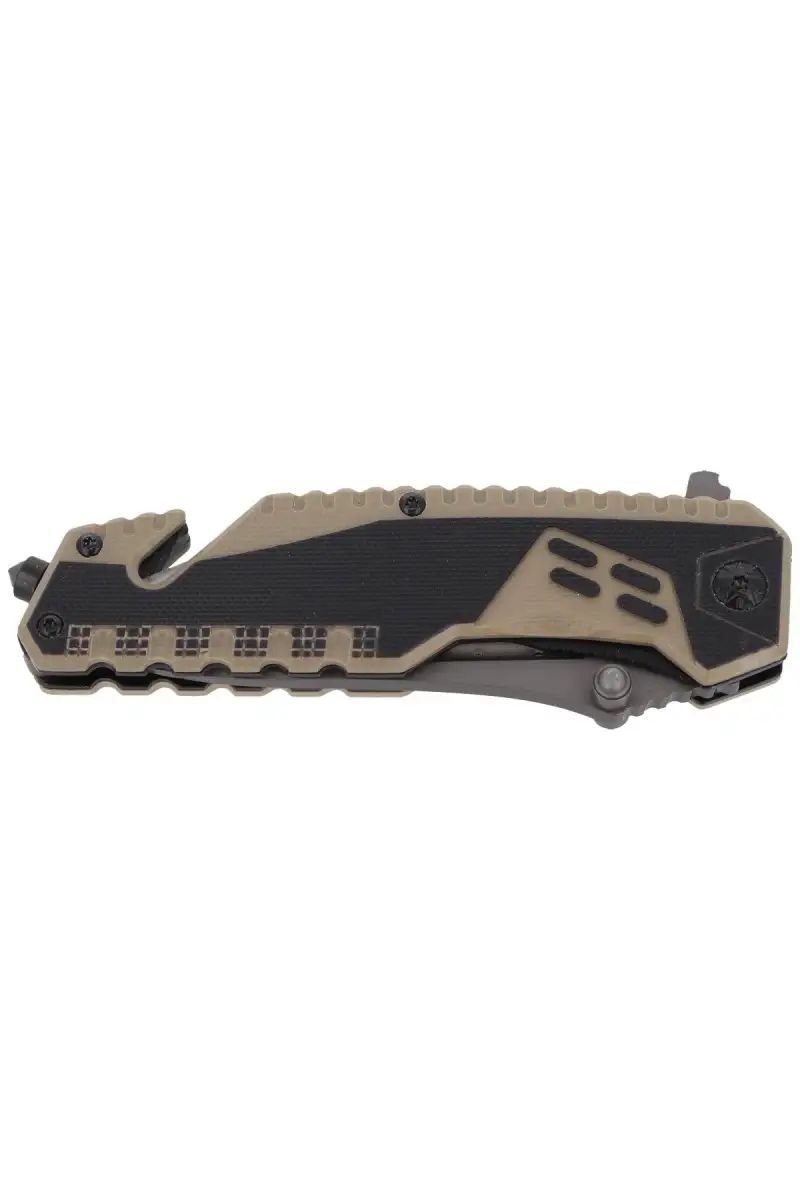 Nóż ratowniczy K25 G-10 BiColor Black/Coyote, Tita