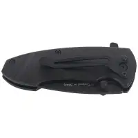Nóż K25 Black Aluminium, Black Coated 65mm (18488)