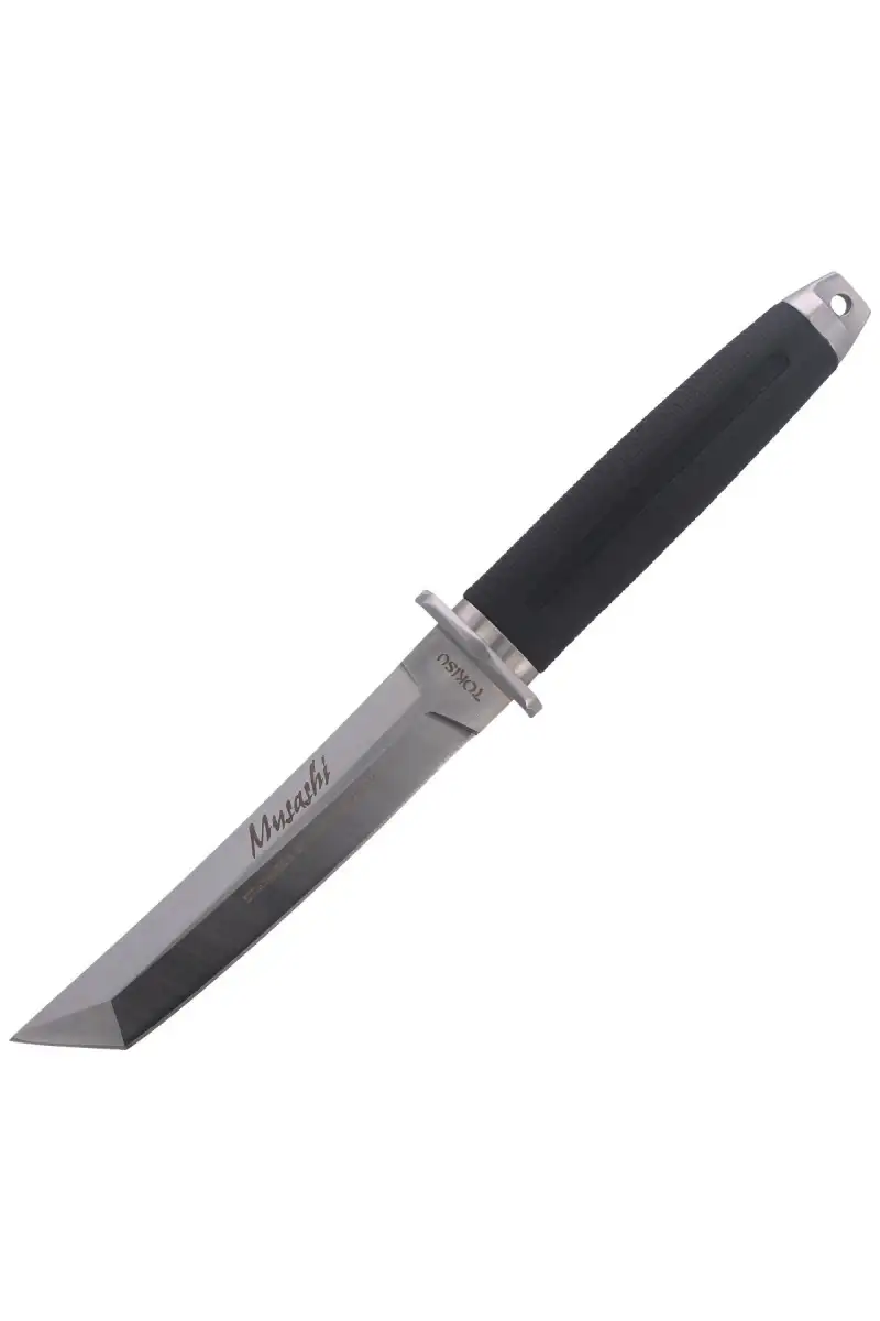Nóż TOKISU Musashi Black Rubber, Satin (32390)