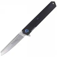 Nóż TOKISU Tactical Black G10/Carbon Fiber, Satin