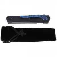 Nóż TOKISU Tactical Black G10/Carbon Fiber, Satin