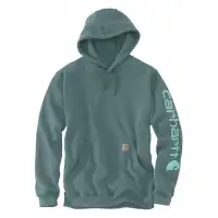 Bluza Carhartt Mid Signature Sleeve Logo Sea Pine