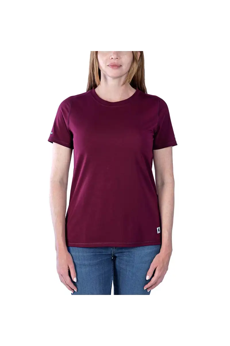 Koszulka Carhartt LWD BORDEAUX