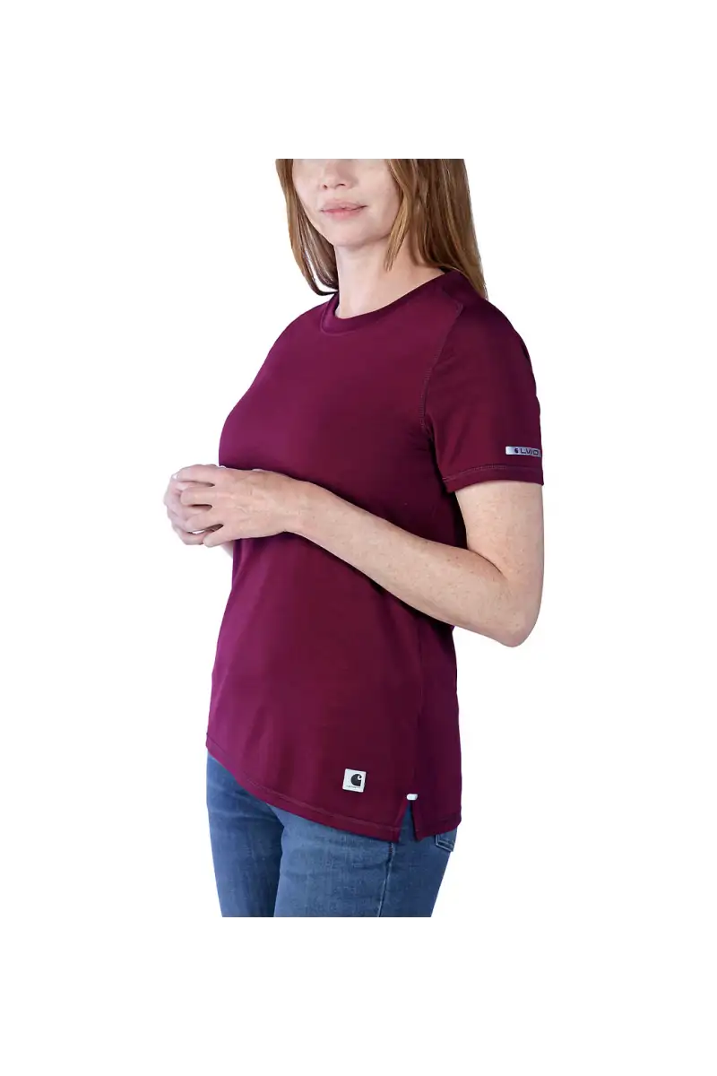 Koszulka Carhartt LWD BORDEAUX