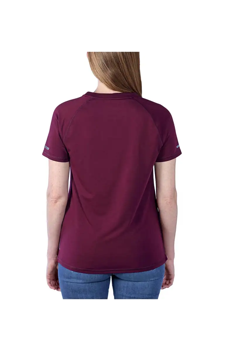 Koszulka Carhartt LWD BORDEAUX