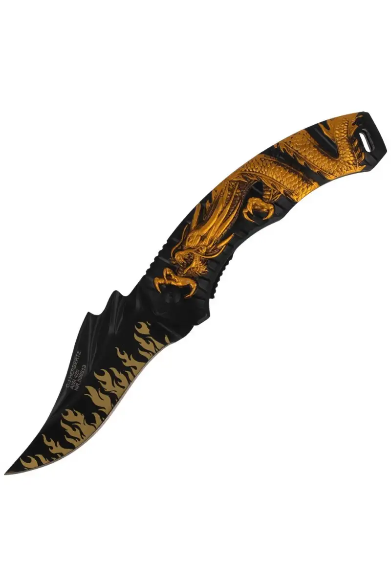 Nóż Herbertz Solingen Gold Dragon Aluminium, Black