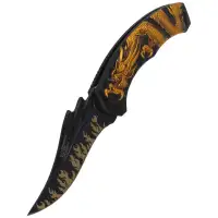 Nóż Herbertz Solingen Gold Dragon Aluminium, Black