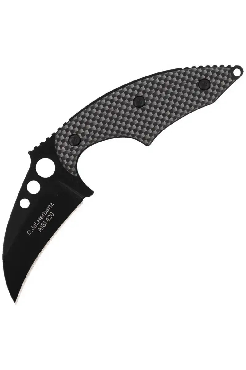 Nóż na szyję Herbertz Solingen Neck Knife Black /