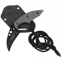 Nóż na szyję Herbertz Solingen Neck Knife Black /
