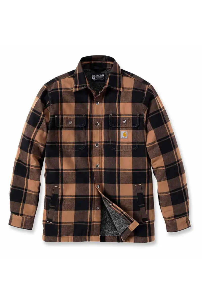 Koszula Wierzchnia Carhartt Heav Flannel Brown