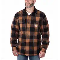 Koszula Wierzchnia Carhartt Heav Flannel Brown