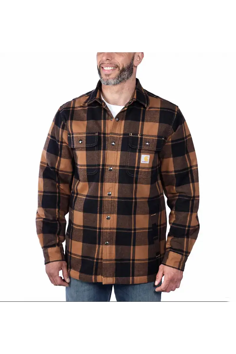 Koszula Wierzchnia Carhartt Heav Flannel Brown