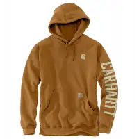 Bluza Carhartt Rain Defender Mid Sleeve Log Brown