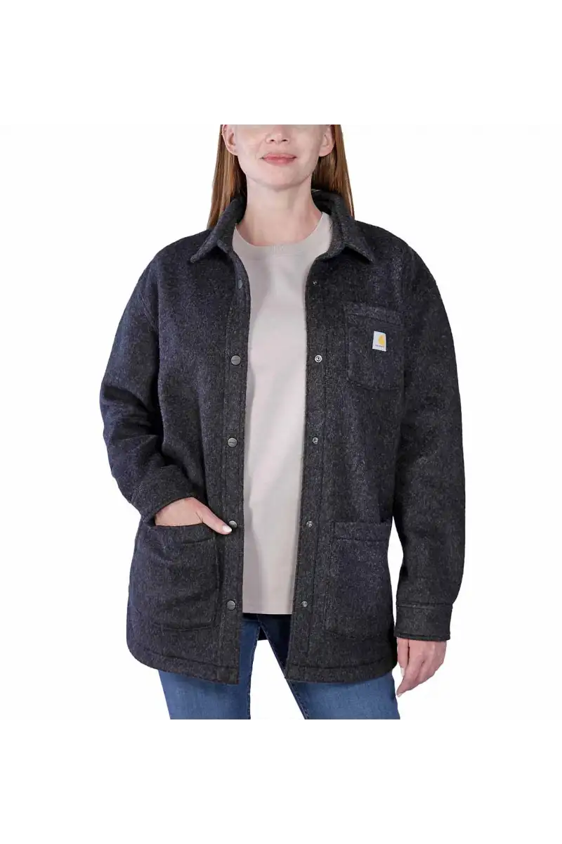 Koszula Wierzchnia Carhartt Fleece Overshirt Black