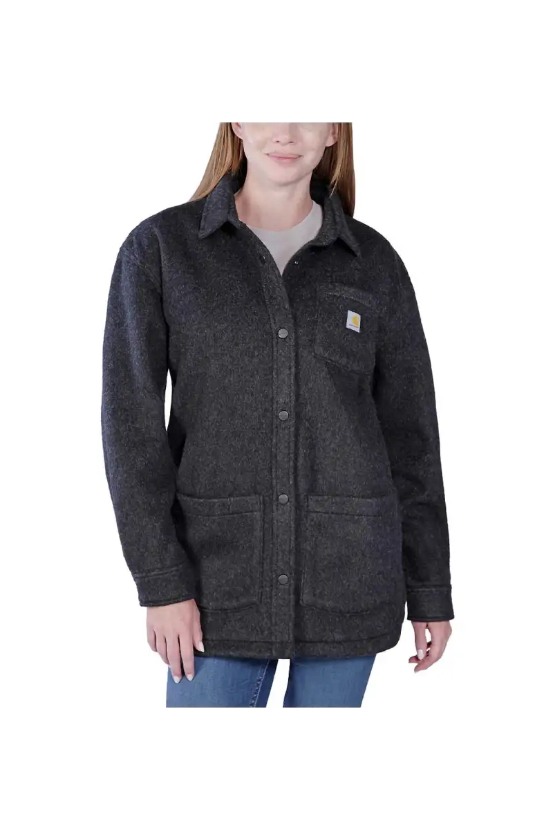 Koszula Wierzchnia Carhartt Fleece Overshirt Black