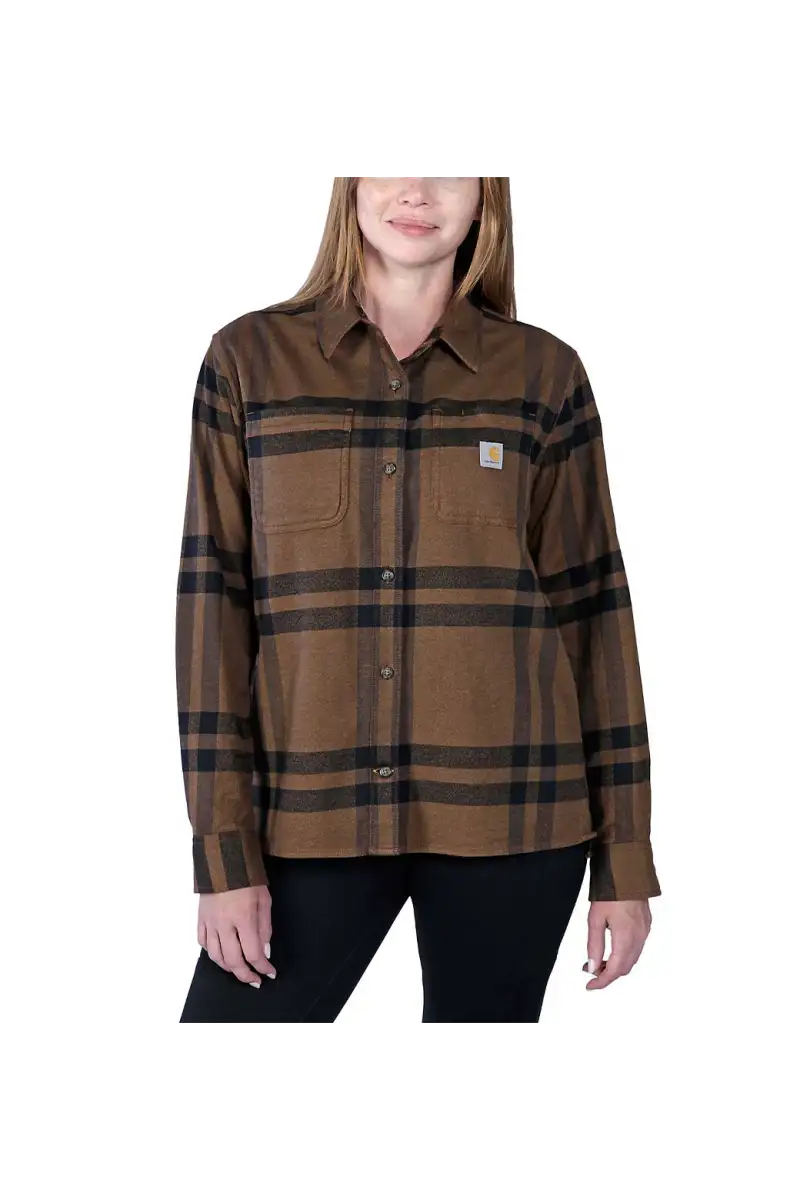 Damska Koszula Carhartt Flannel Brown