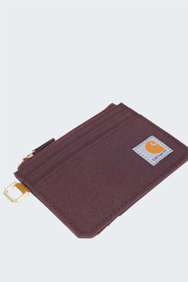 Portfel na Karty Carhartt Nylon Duck Deep Wine
