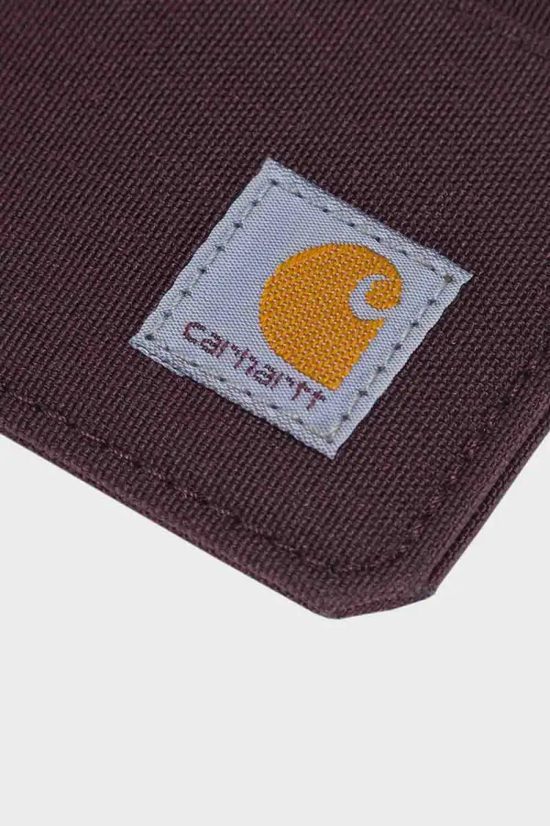 Portfel na Karty Carhartt Nylon Duck Deep Wine