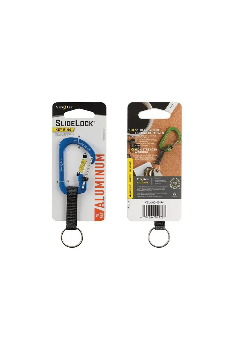Nite Ize Karabinek SlideLock Key Ring Aluminum Nie