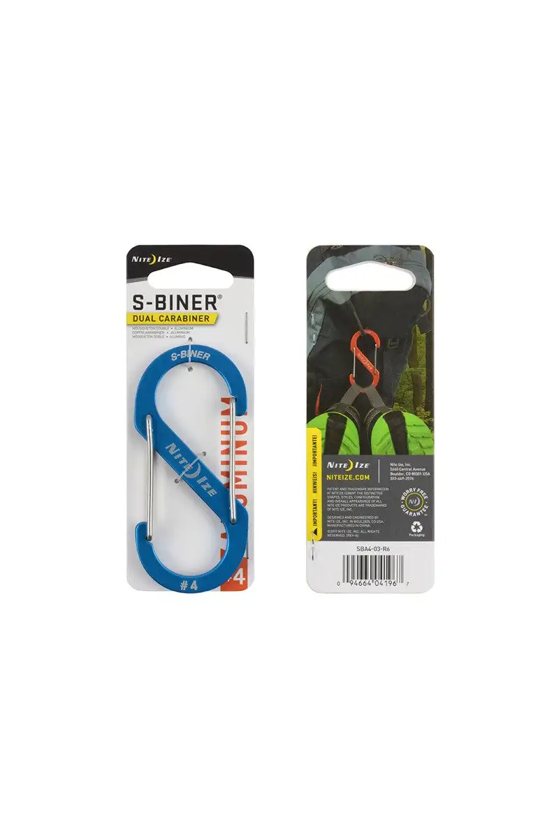Nite Ize Karabinek S-BineR Aluminum 4 Niebieski