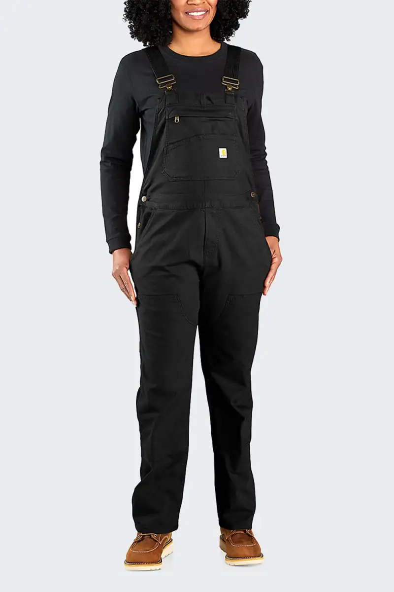 Ogrodniczki Carhartt Rugged Flex Canvas Black